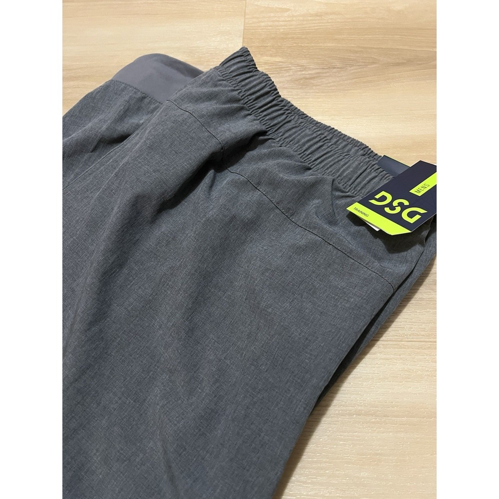 DSG Agility Jogger Men's Athletic Fit Gray Moisture‎ Wicking Quick Dry Size XXL